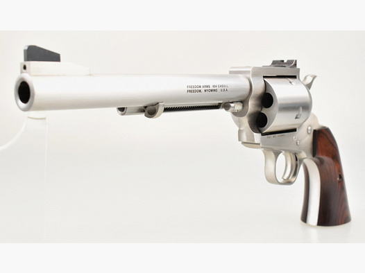 Top ! FREEDOM ARMS Stainless Revolver Mod. 83 " Premier Grade " mit 7,5" Lauf Kal .454 CASULL