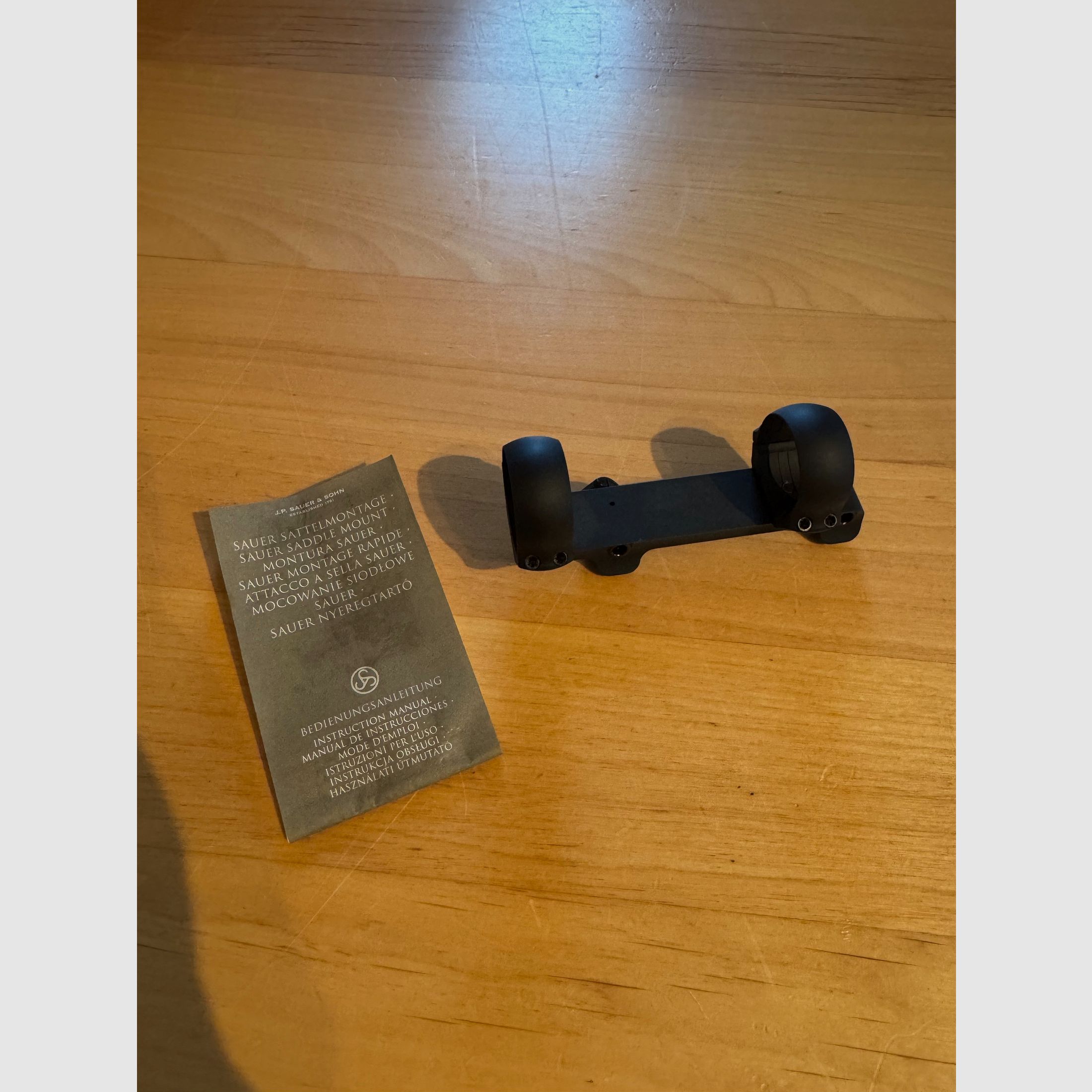 Sauer/Blaser saddle mount with 30mm rings