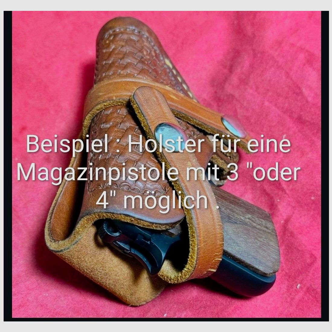 Revolverholster / Neu / Viking # 78 / aus dickem Leder