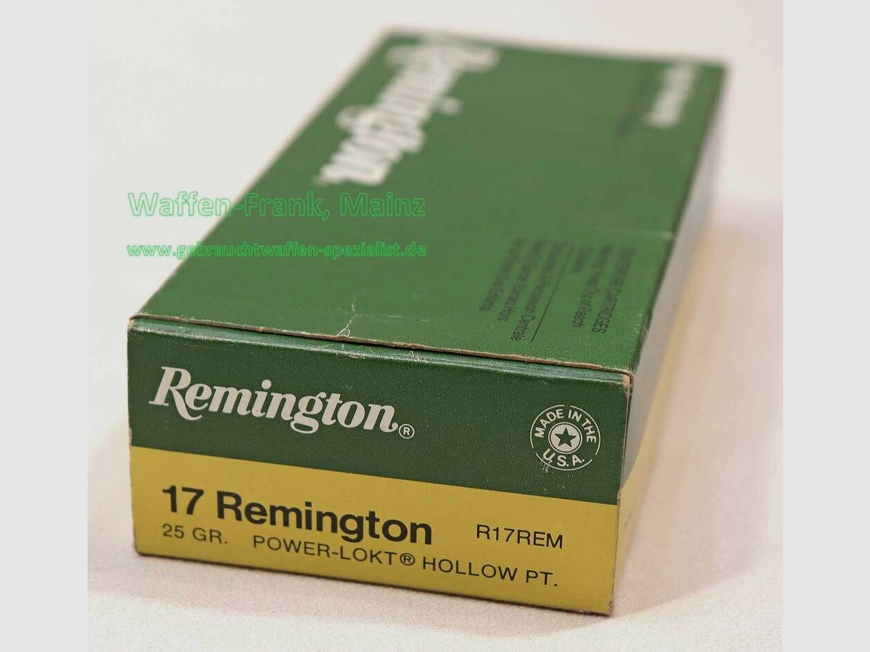 Remington - USA Rifle Cartridges .17 Rem.