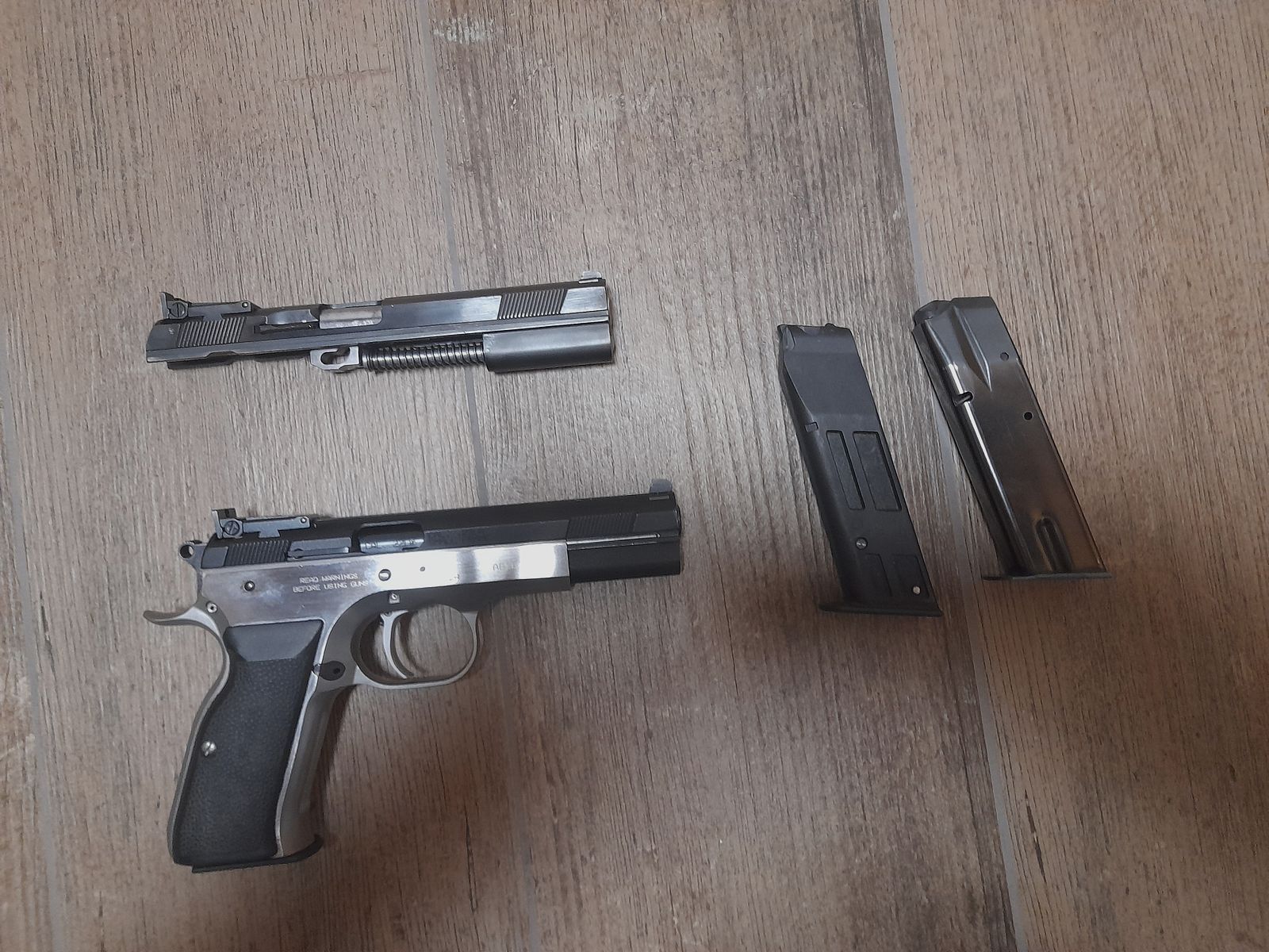 Tanfoglio Ultra Match Duotone 9mm with .22 conversion system