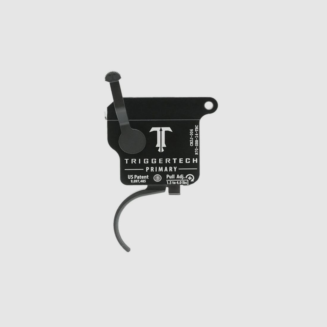 TriggerTech Trekker met Veiligheid 1,5–4 lbs Gebogen Zwart – Remington 700 #502-000161