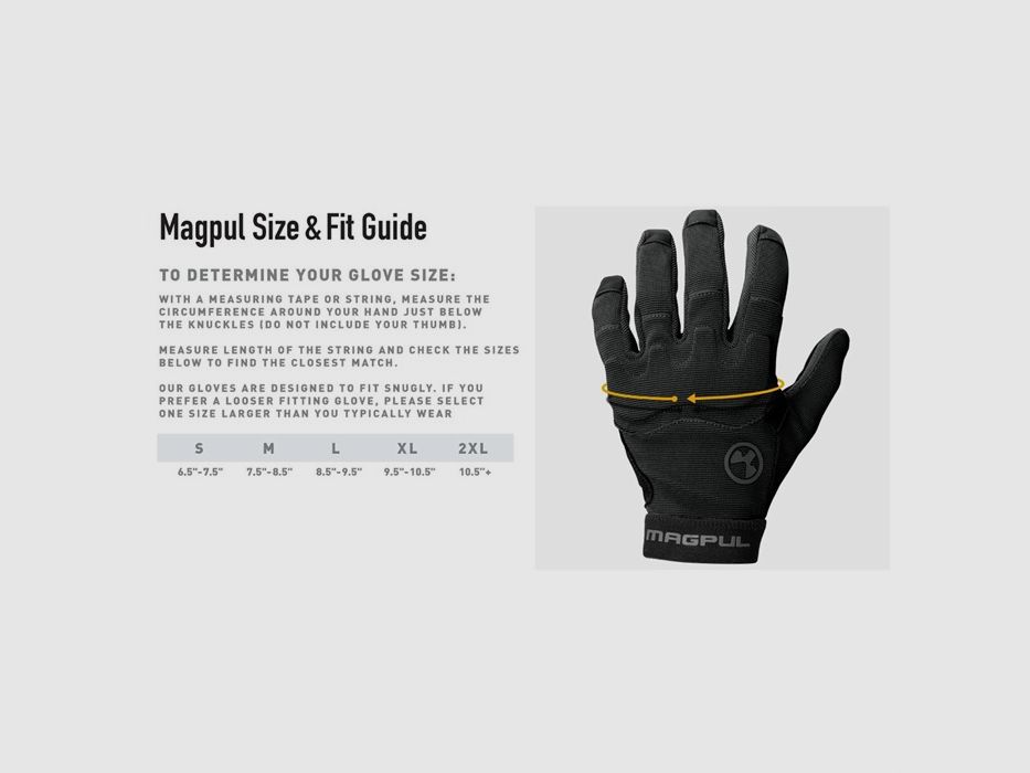 MAGPUL PATROL HANDSCHUH 2.0 SCHWARZ KLEIN, Bild 4 von 4