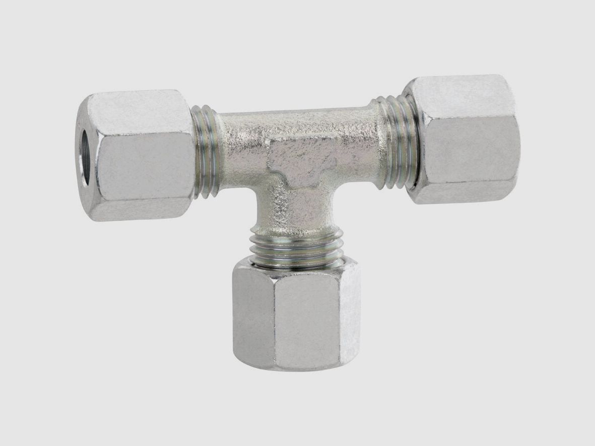 T-Verschraubung, RVS 10, Bild 1 von 2