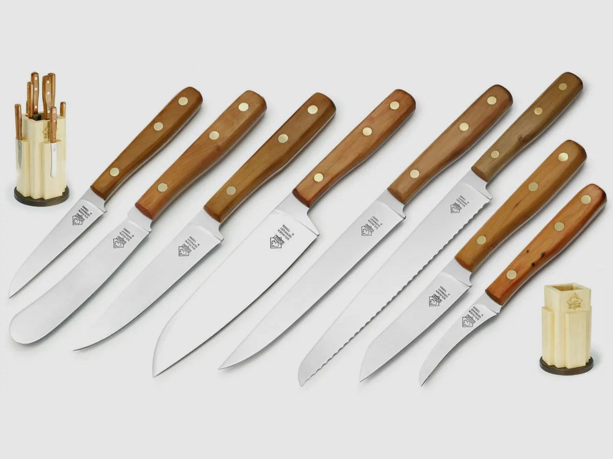 Blocco cucina PUMA con 8 coltelli da cucina