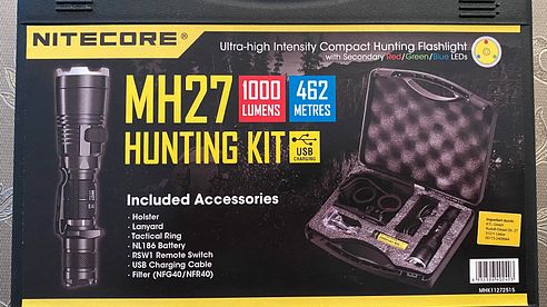 Vorstellung der LED Taschenlampe Nitecore MH27 „Hunting Set“