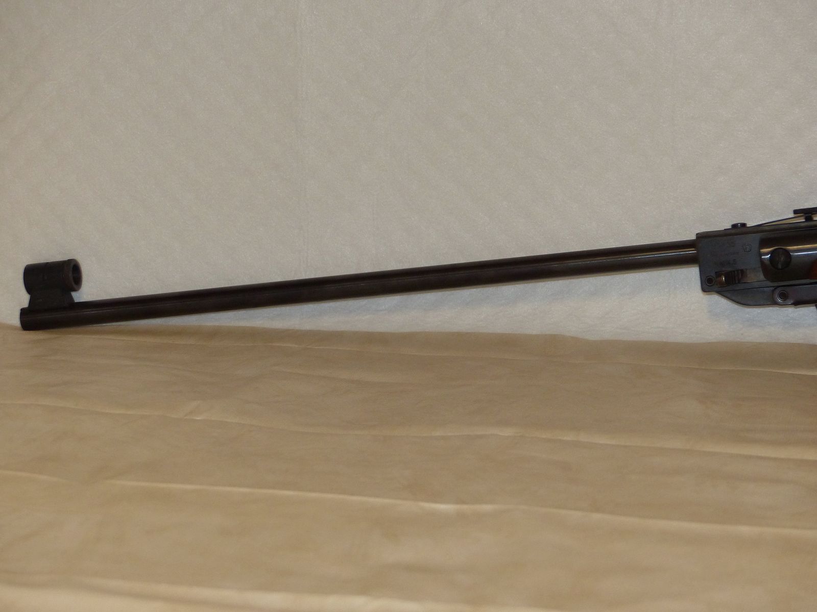 Rifle de aire comprimido Weihrauch Mod. HW 35 con F, seguro y mira telescópica vintage