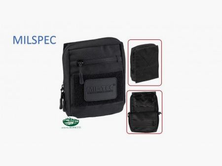 MILSPEC Giberna nera con velcro