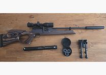 Luftgewehr Walther LW100  Kal. 5,5 mit ZF und viel Zubehör