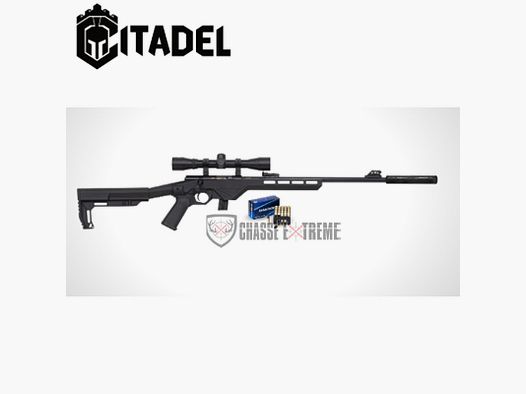 Pack Carabine CITADEL Trakr 22 Lr + Lunette 4X32 + Silencieux