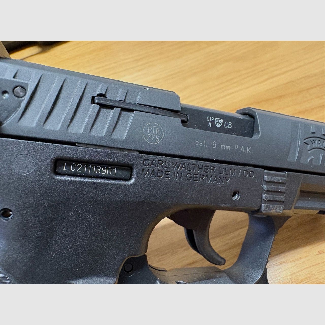 Walther P22Q 9mm P.A.K. Schreckschusspistole Schwarz