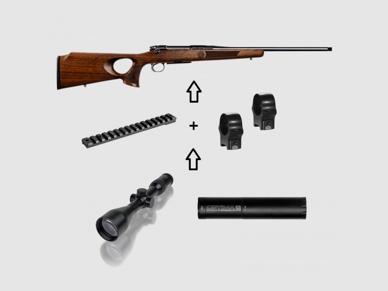 Heym SR30 Ranger-T + ZF Steiner + ... - Power Pacs - Komplettpaket