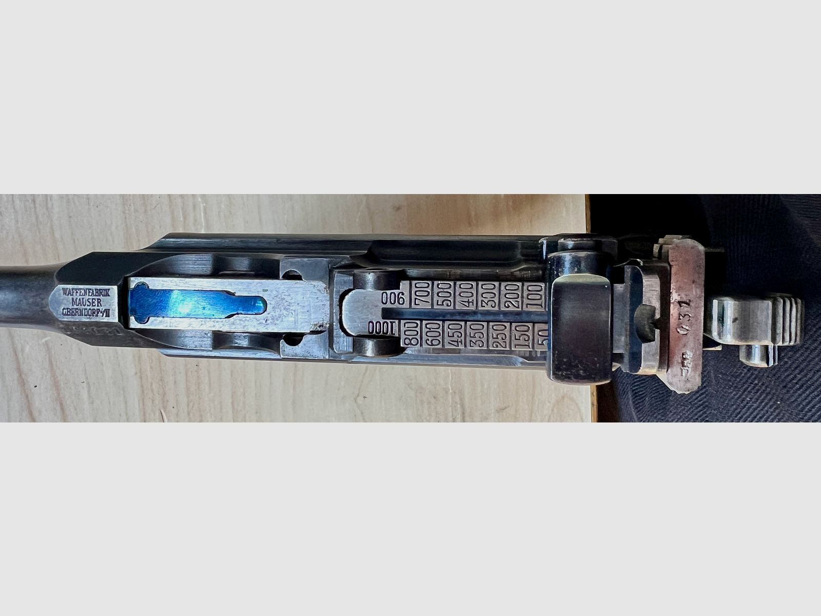 Mauser C96, w doskonałym stanie kolekcjonerskim. Zgodność numerów. Z własności rodzinnej. RZADKOŚĆ. Antyk.