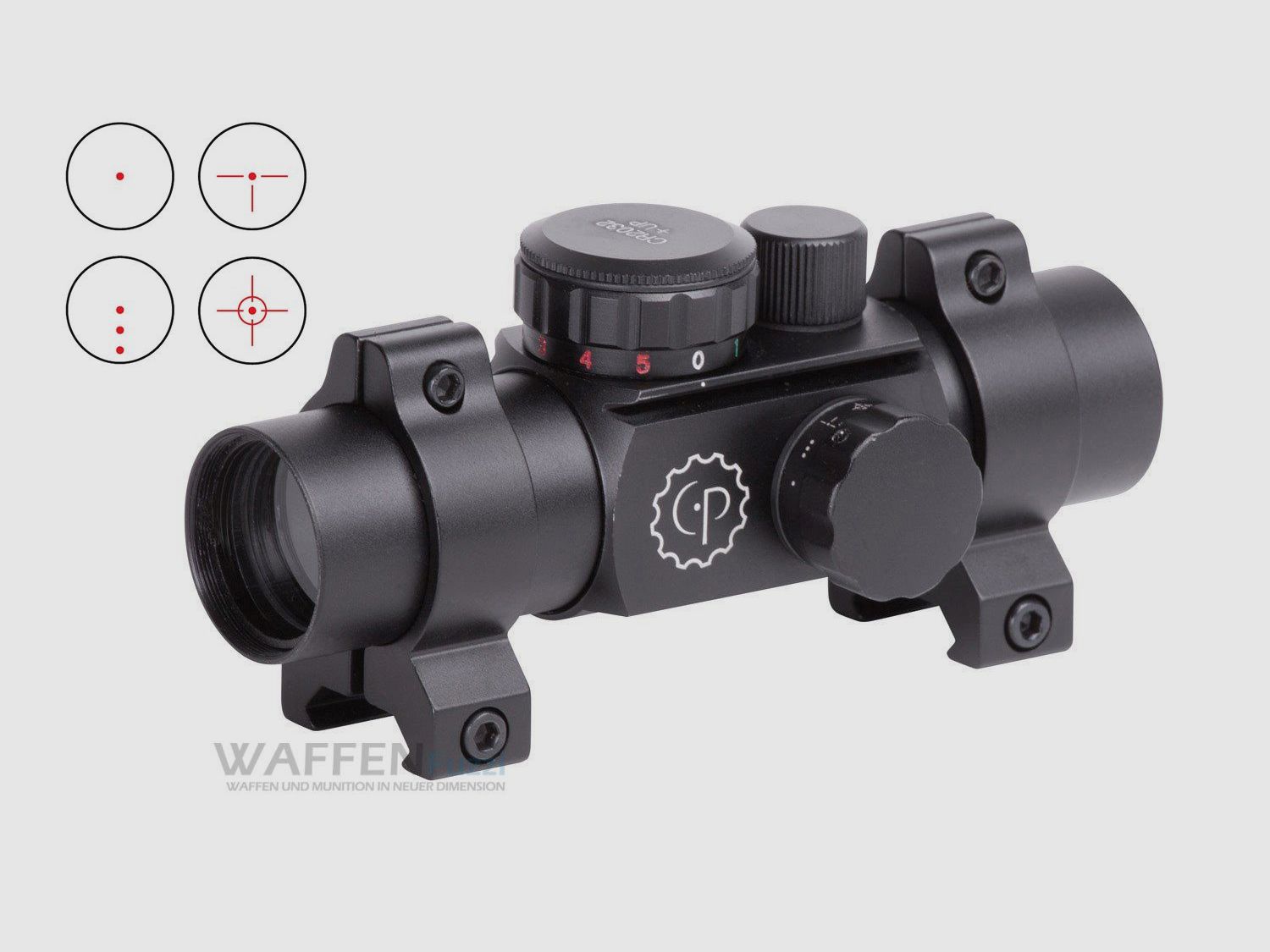Center Point Multi-Tac Mira de Punto Rojo 1x25 Aim Sight