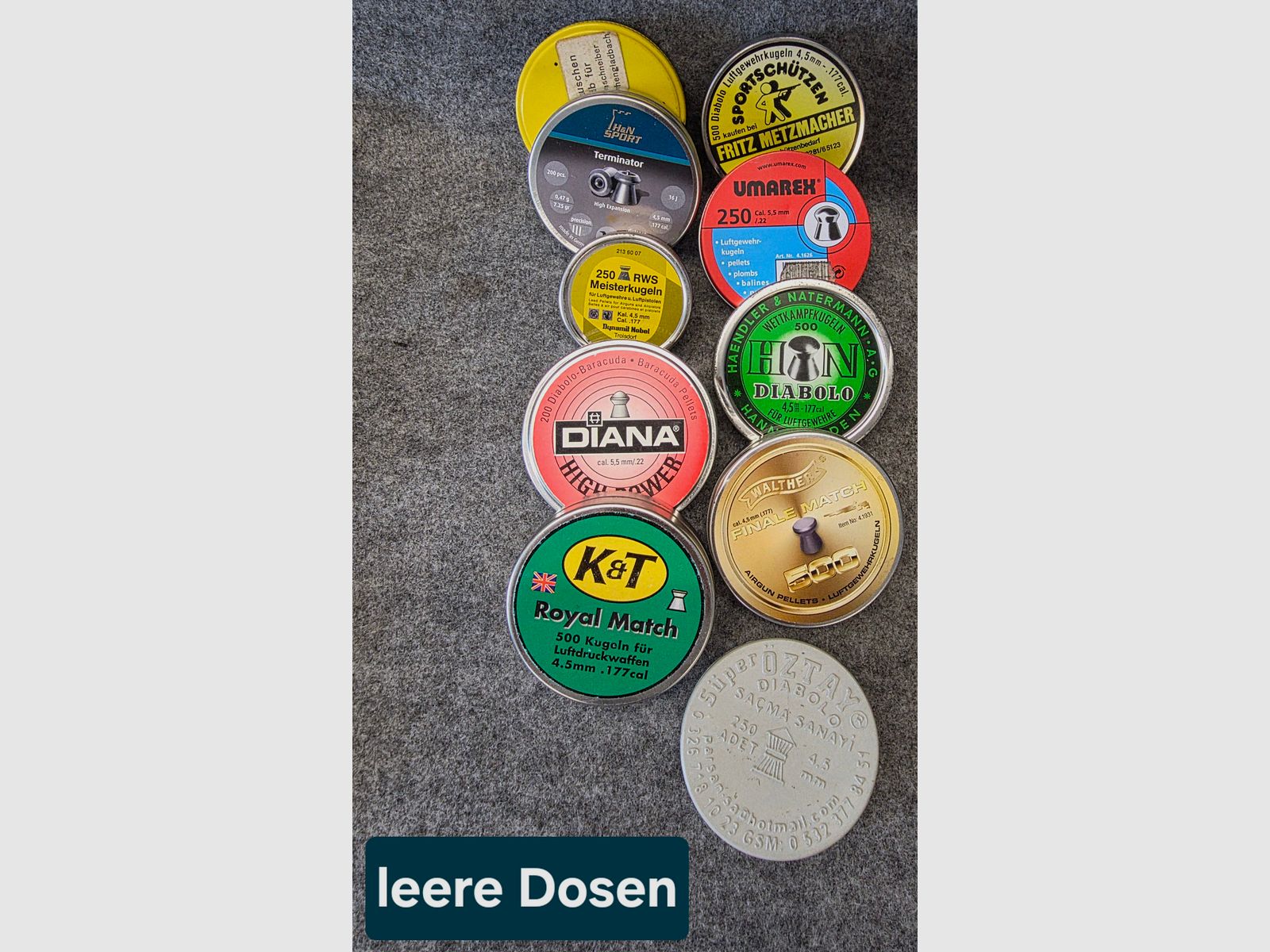 11kg !!! Konvolut Diabolo 4,5mm Kugeln Munition  Federdruck Gas Co2 Luftgewehr Luftpistole Match