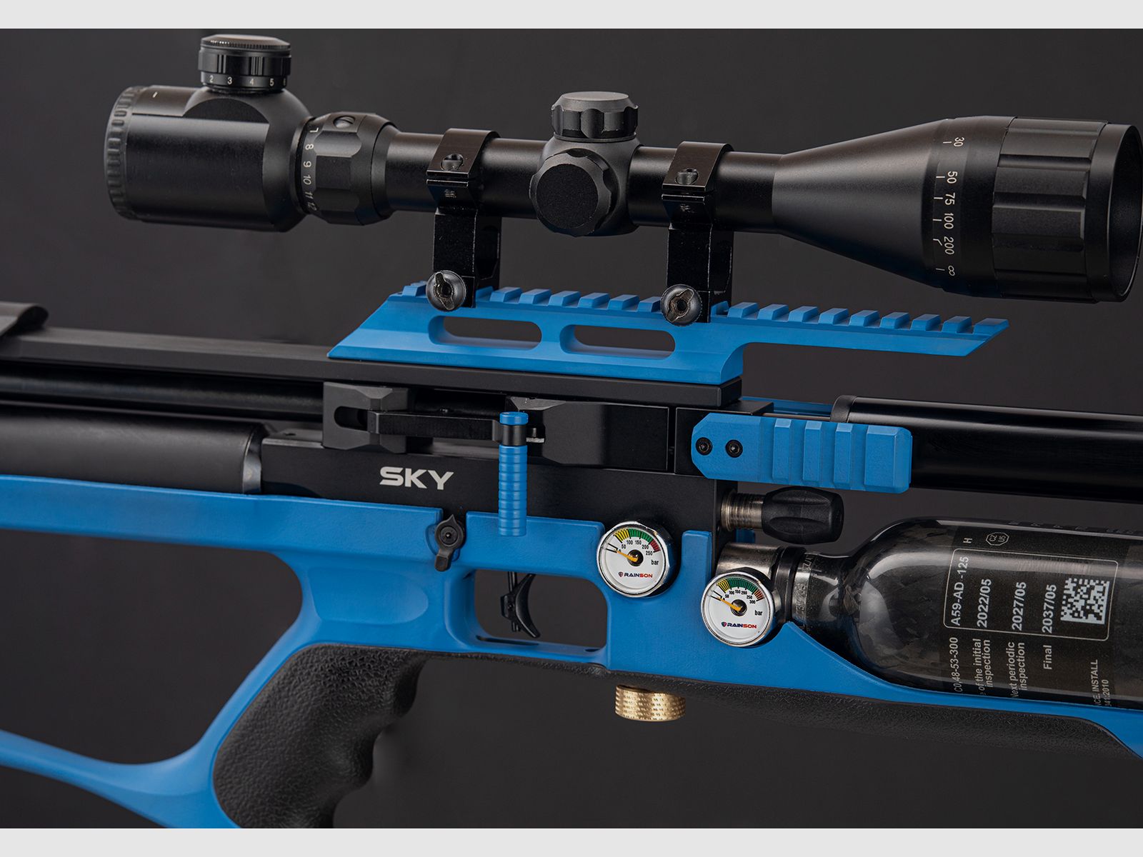 Rainson SKY Blue PCP carabine à air comprimé, image 2 sur 4