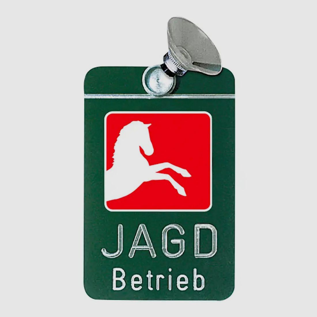 Schild "Jagd Betrieb Niedersachsen", Aluminium