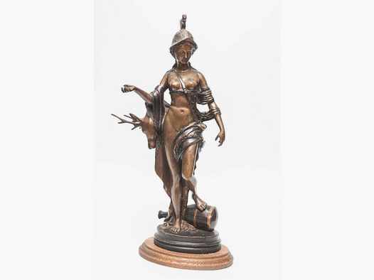 Diana Bronze Plastik Kunstguss