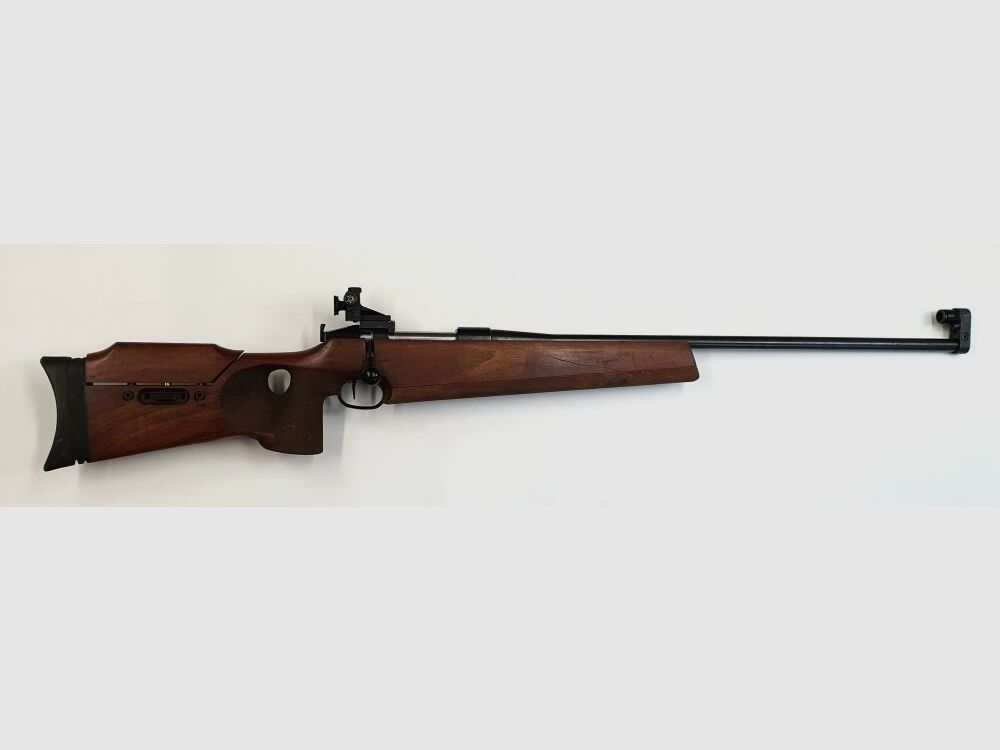 Walther !!Collector's item!! Single-shot rifle, Walther JR Biathlon in caliber .308Win with diopter