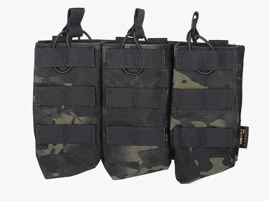 Triple AK47/AKM Mag Pouch - Multicam Black [8FIELDS PREMIUM]