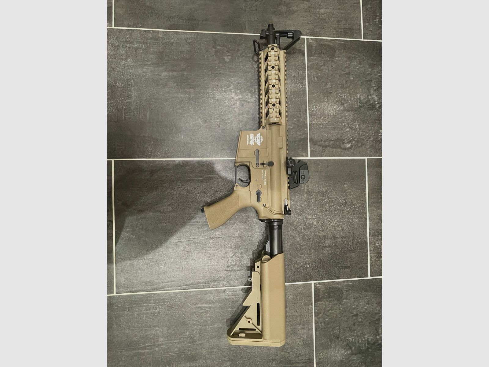 Airsoft - Gewehr - G&G CM16 Raider DST -Desert - ab 14, unter 0,5 Joule
