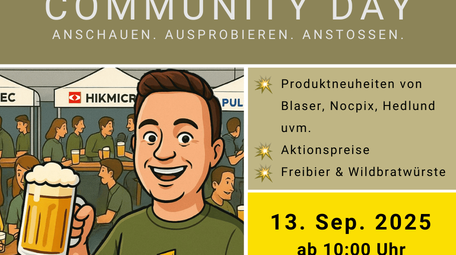 Active Hunting Community Day 2025 in Lichtenfels – Anschauen.  Ausprobieren. Anstoßen