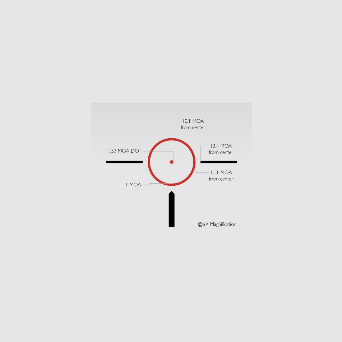 Hawke VANTAGE 14401 30 WA 1-8X24 CIRCLE DOT Leuchtabsehen