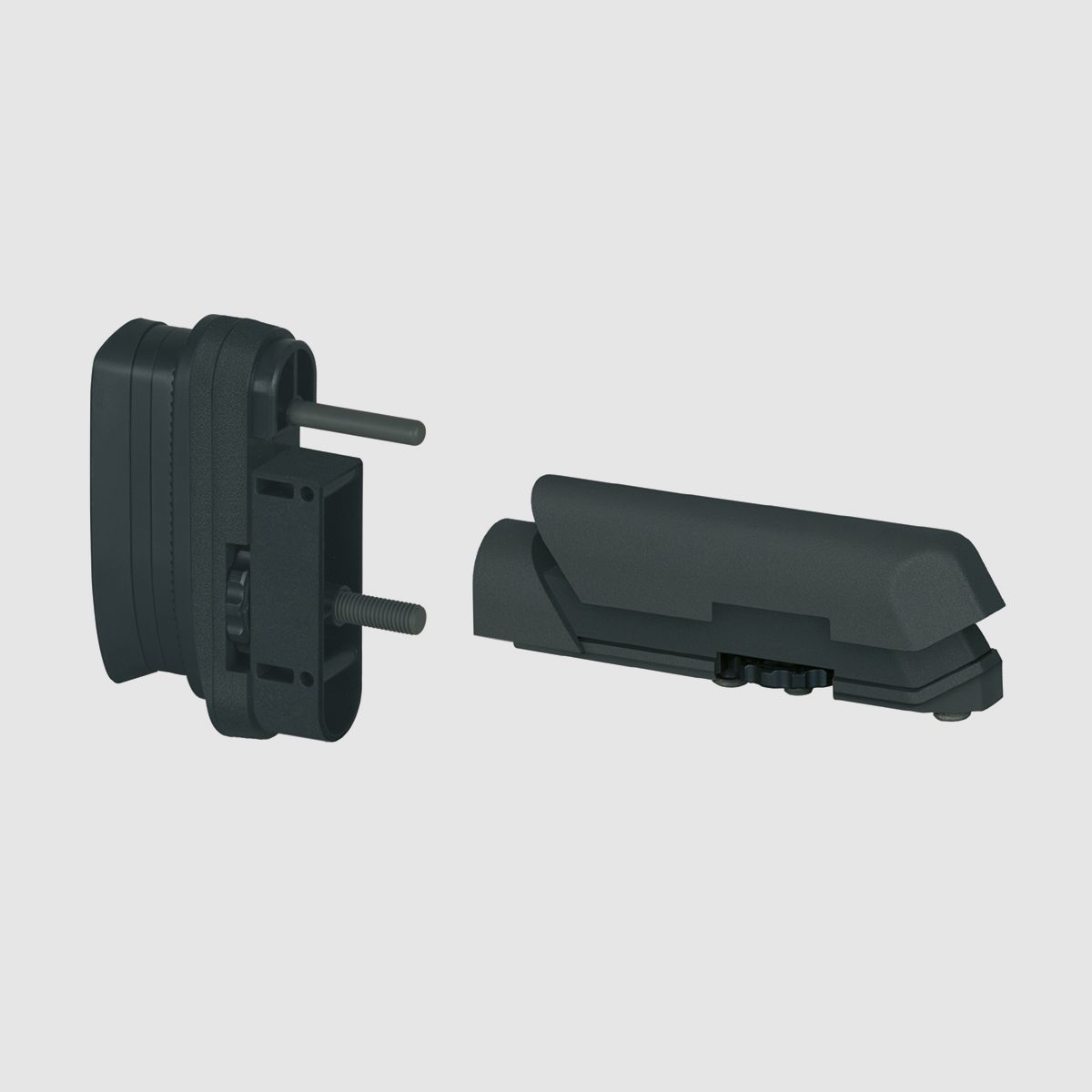 Amoeba Schaftbacke + Schaftkappe Striker S1 schwarz