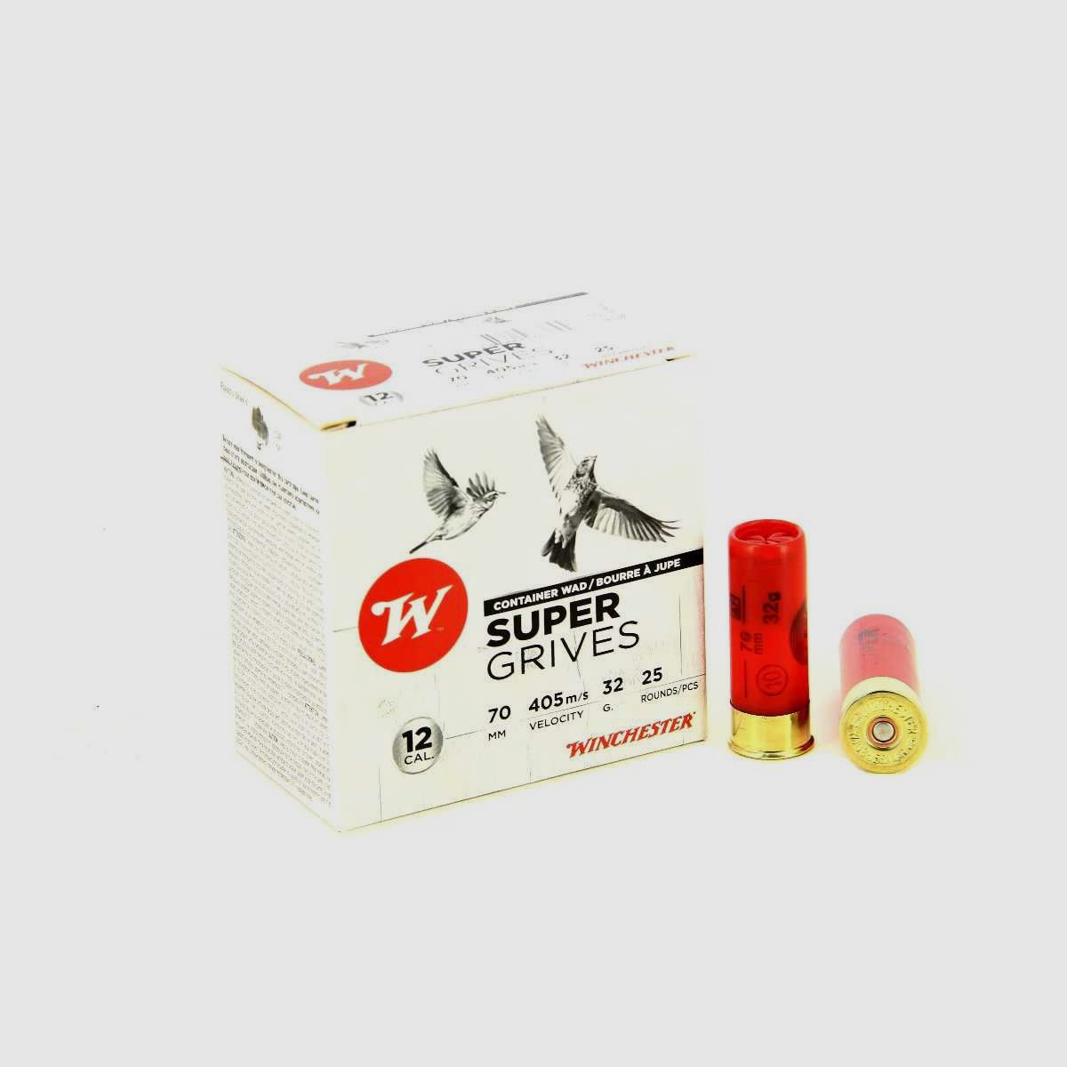 Patronen 12/70 SUPER GRIVES 32G PB7.5 x 25
