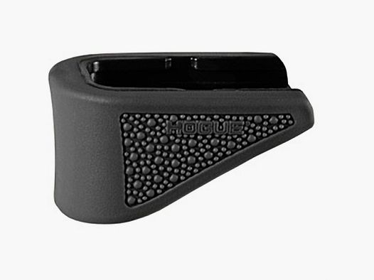 HOGUE OVERMOLDED® EXTENSION 42® 380ACP MAGAZINE HOGUE OVERMOLDED GRIP EXT BASE PAD FOR GLOCK 42 .380 6RD MAGS BLK