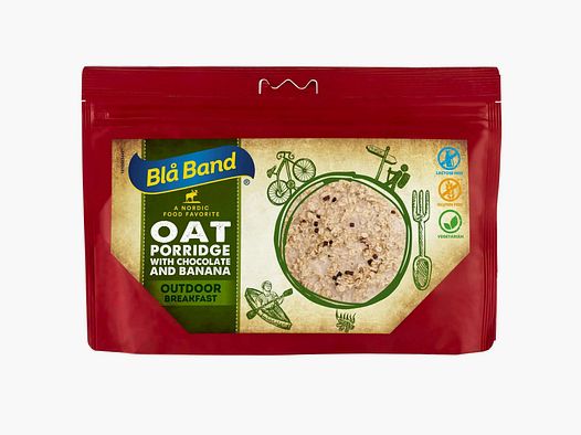 Bla Band Bla Band Flocons d'avoine avec Banane et Chocolat