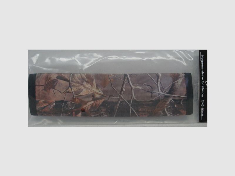 Funda de neopreno T5/T6, Ø 50-60 mm - Longitud 26,5 cm, camuflaje/negro