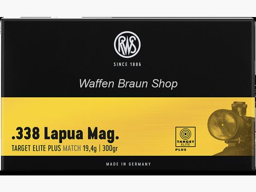 RWS TARGET ELITE PLUS .338 Lapua Mag. 19,4g