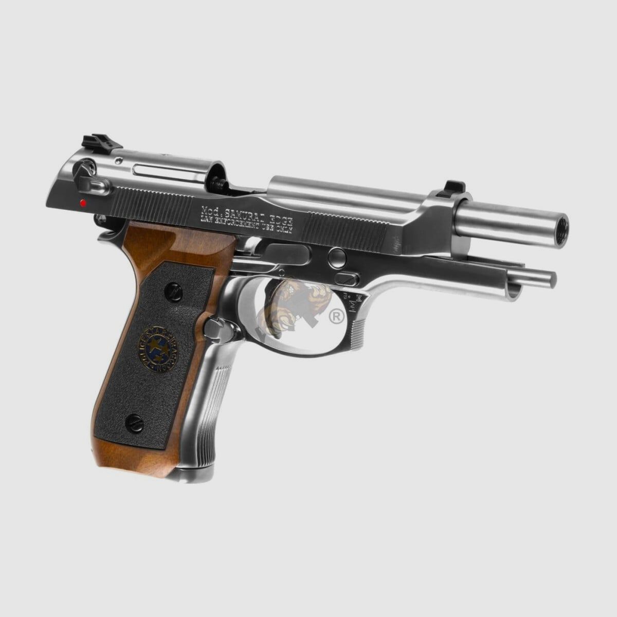 M92 Mod. Samurai Edge Biohazard Chrom Full Metal GBB -F-