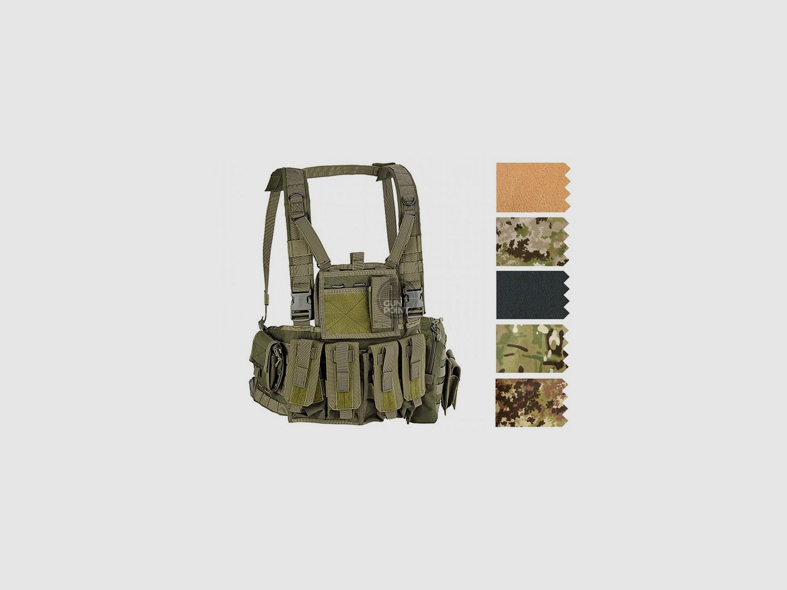 Defcon 5 Molle Recon Chest Rig OD Green