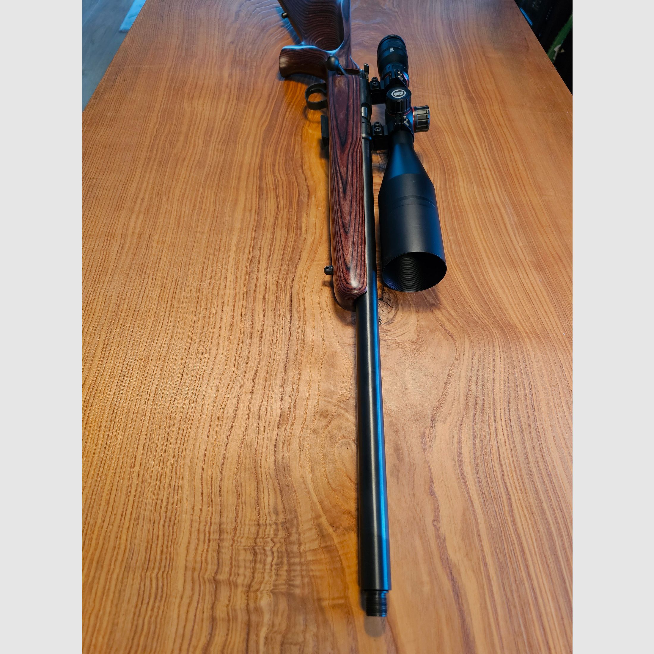 CZ 455 Varmit Thumbhole .17 HMR with Bushnell Nitro 3-18×56