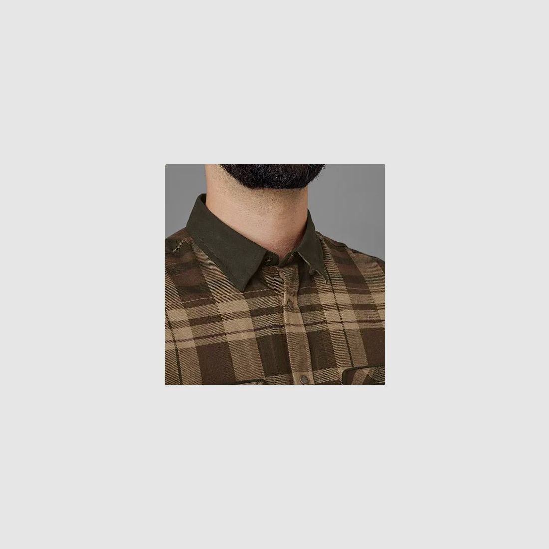 HARKILA PAJALA Hemd BEIGE / BRAUN, Bild 6 von 7
