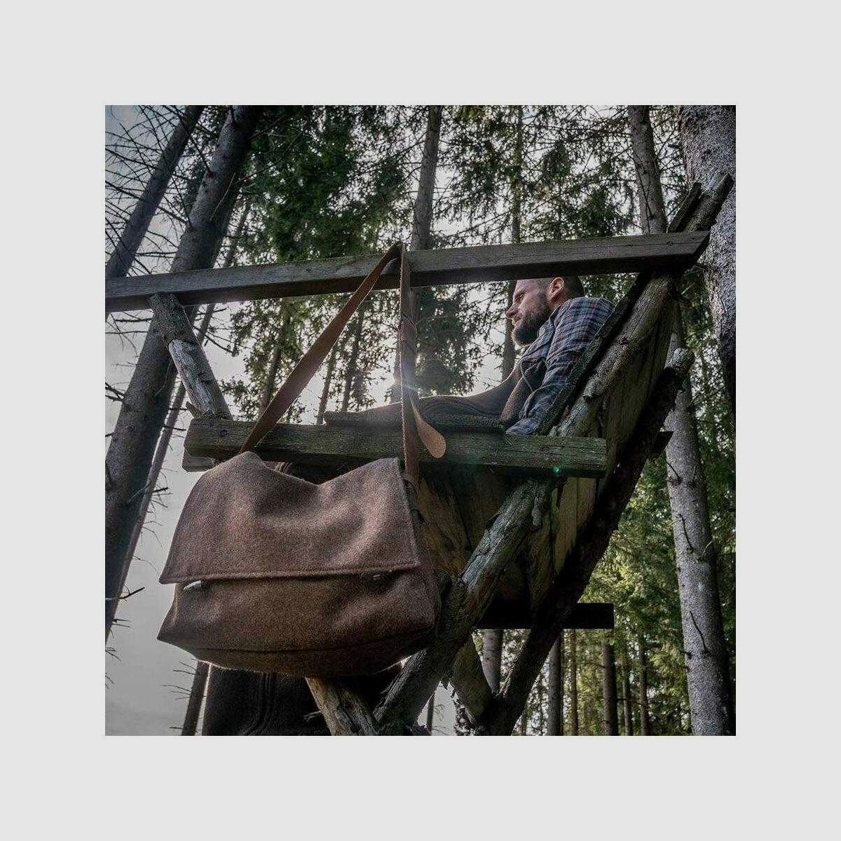 WALDKAUZ sac de chasse en loden marron, image 5 sur 7