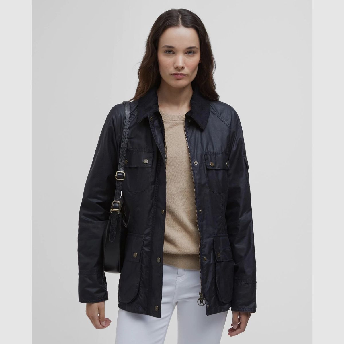 BARBOUR Wachsjacke Arlo Utility Royal Navy/Ancient Tartan