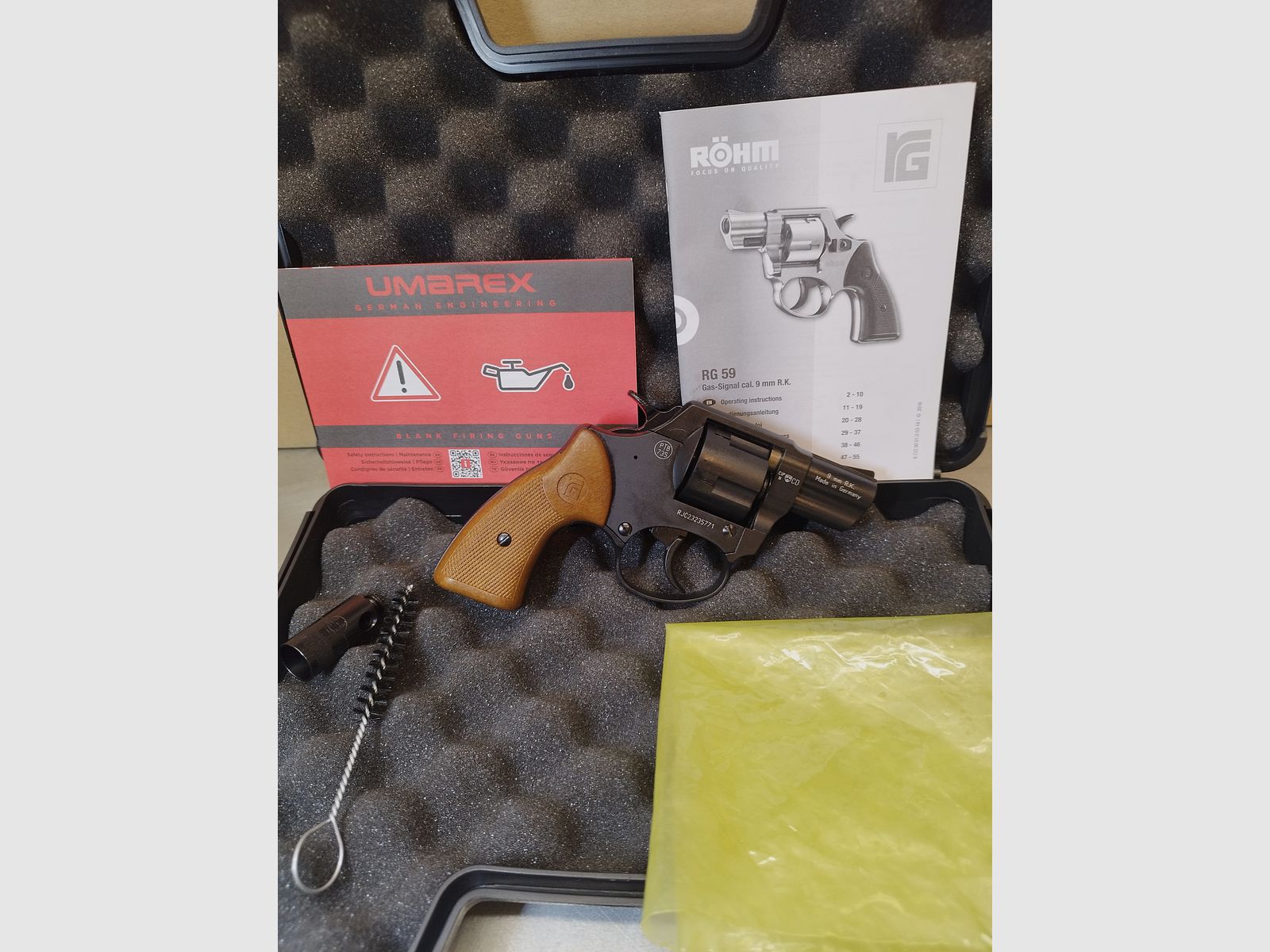 Röhm RG 59 blank-firing revolver 9mm R.K !!like new!!