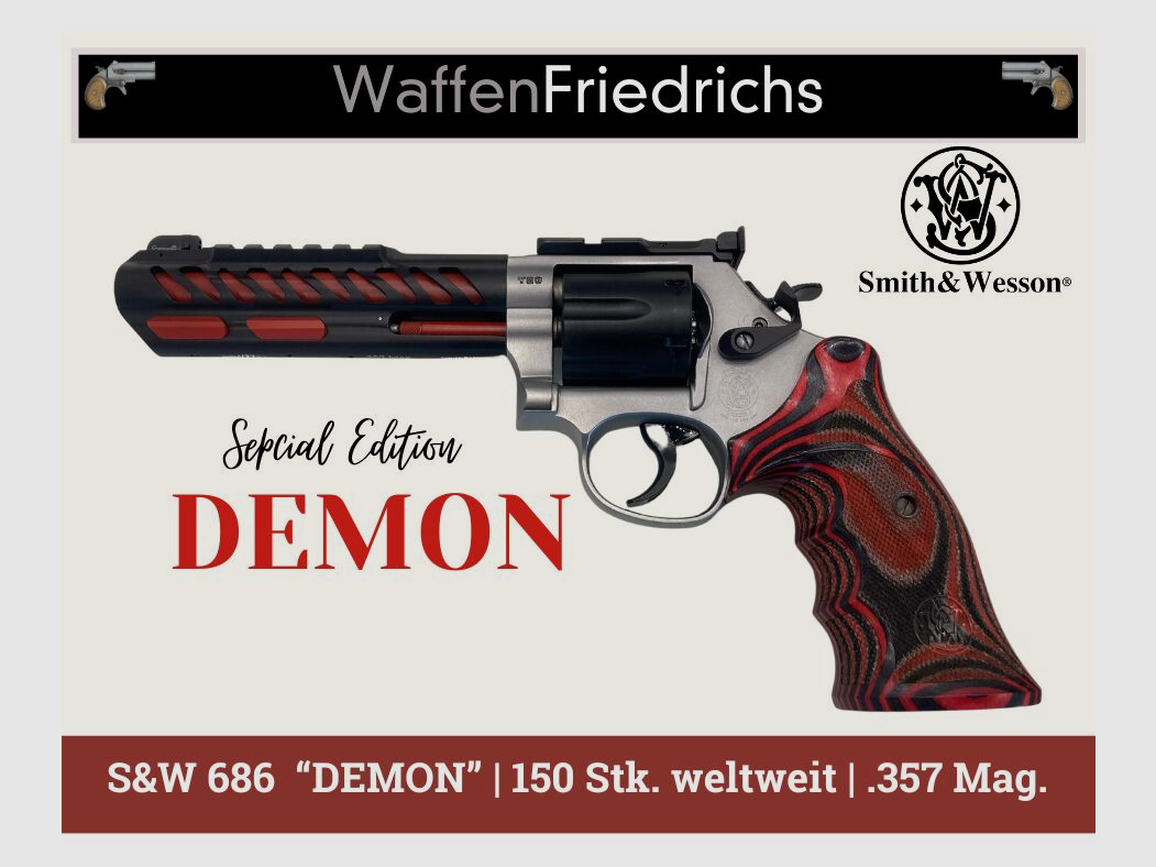 Smith & Wesson | S&W 686 "DEMON" Special Edition - Waffen Friedrichs
