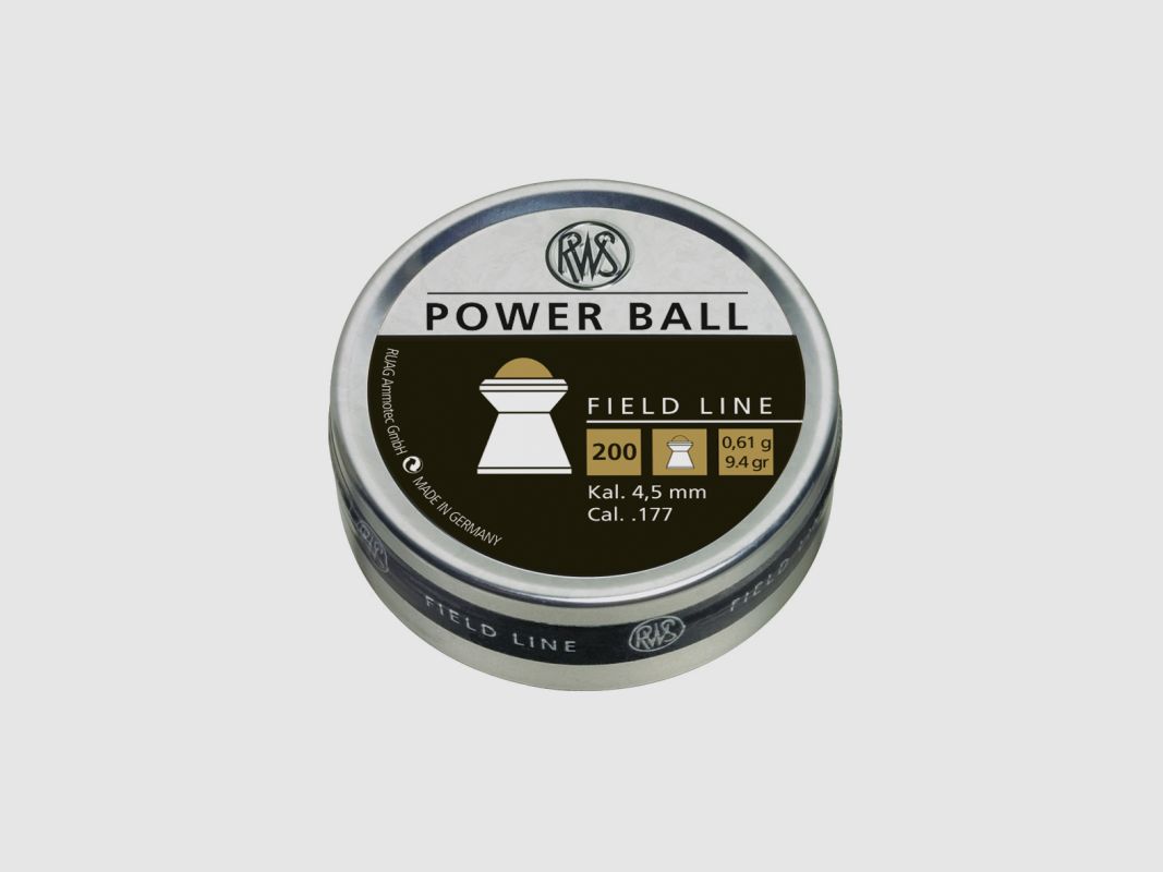 RWS DIABOLO 4,5 MM 0,61 G POWER BALL 200 UDS