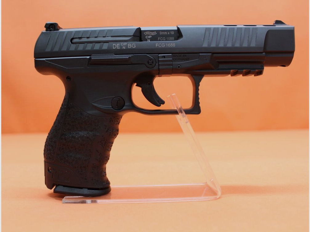 Walther	 Ha.Pistole 9mmLuger Walther PPQ M2B (KU,AM) Sport 5" Polygonlauf/ Reservemagazin (9mmPara/9x19)