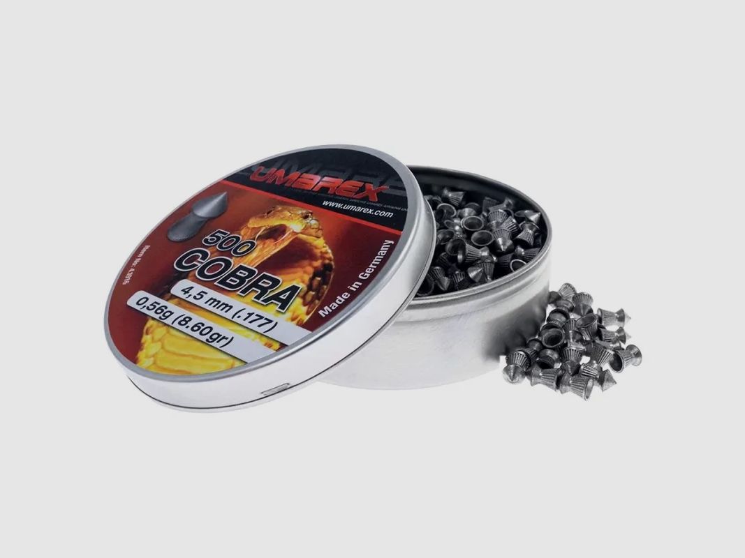 UMAREX COBRA pallini per carabina ad aria compressa 4,5 mm 500 pezzi
