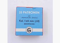 Geco - Fürth Pistol Ammunition 7.65mm Browning/.32ACP