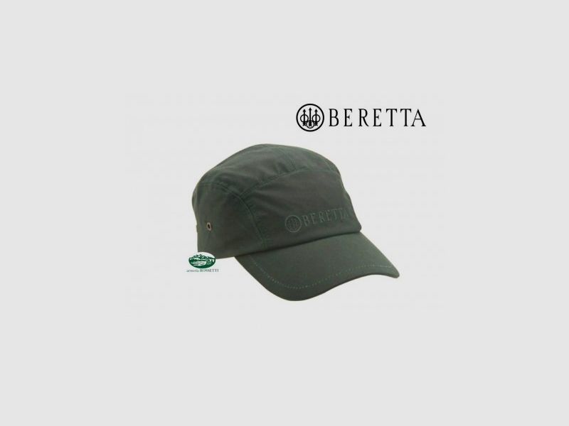BERETTA Hut aus gewachster Baumwolle grün