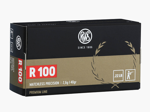 RWS .22lr R100 2,6g - 40gr.