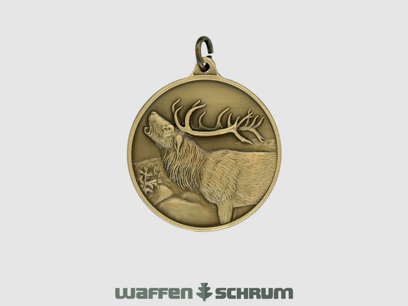 Steinhauer&Lück Jagdmedaille Rothirsch 40mm bronze