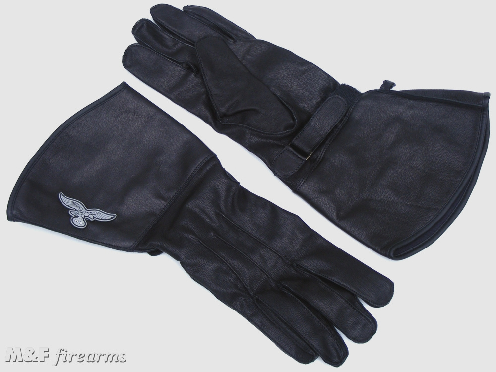 Stulpenhandschuhe "US-Police Heritage" mit langer Stulpe schwarz