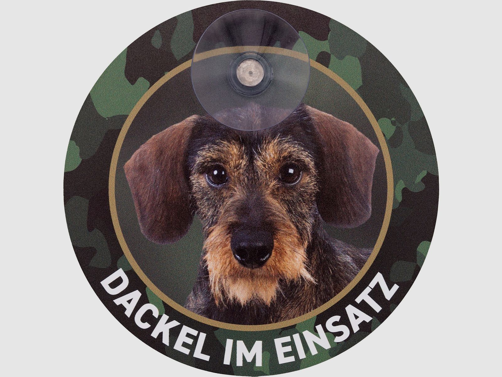 Wilde Hilde Original Autoschild Dackel im Einsatz